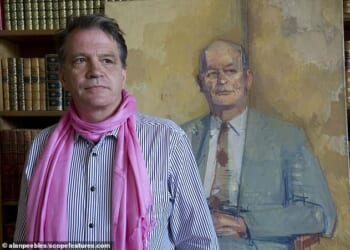 Joshua Bowler (pictured), 70, was found guilty of misconduct after kissing and fondling a female patient during therapy sessions in the attic room of his London home