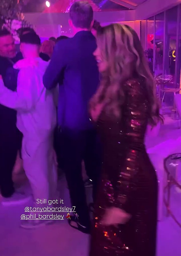 The 80 or so guests handed in their phones at the door to guarantee no pictures were leaked and so that Mrs Rooney could have the final say on what was released