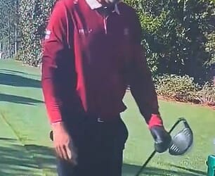 Sergio Garcia snapped his driver after repeated smashing it in a fit of fury at The Masters