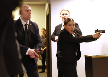 Shots fired as gunman charges toward ballroom at White House correspondents' dinner. Trump unharmed
