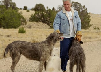 The New Mexico Attorney General's Office has launched an investigation into Jeffrey Epstein's sprawling Zorro Ranch. The pedophile is pictured at the property in this undated photo