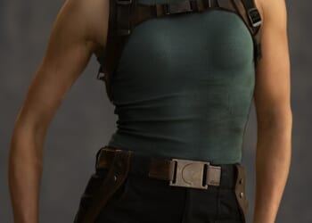 Sophie Turner in Tomb Raider as Lara Croft. The star has angered TV crew with her recent absence