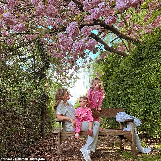 The TV personality, 36, gave her followers an update on Thursday into family life after it was revealed her and the actor, 44, had suffered some 'problems'