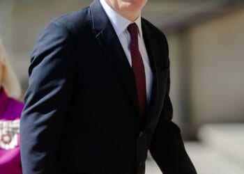 The Prime Minister at the British Museum on Tuesday. Cracks are appearing in Keir Starmer's Cabinet as he comes under mounting pressure over the Peter Mandelson affair