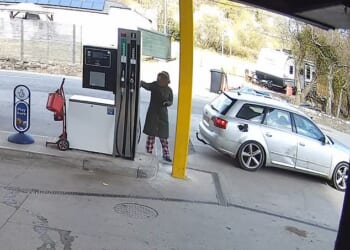 North Wales Police last week released footage of a pyjama-clad woman who is wanted on alleged petrol thefts in Gwynedd