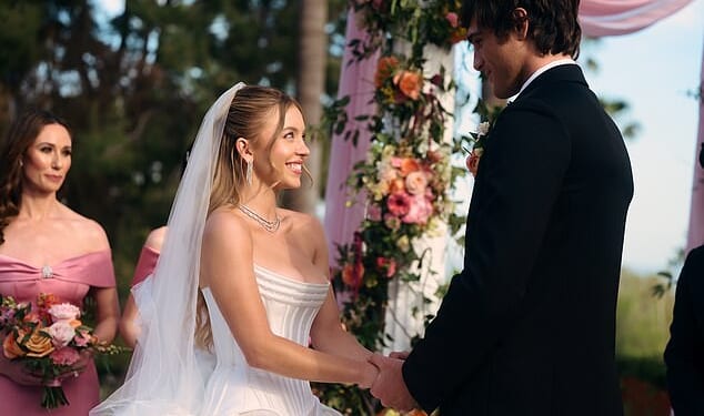 HBO went from Game of Thrones' red wedding to Euphoria's red wedding for Cassie (Sydney Sweeney) and Nate (Jacob Elordi) in episode three of the third and final season of Sam Levinson's drug-fueled drama, which aired Sunday