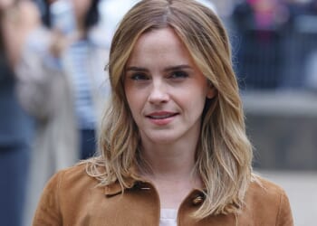 Emma Watson (pictured) seemed to go to extreme lengths to avoid being photographed with Jay Shetty, says Harriet Kean