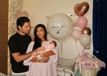 TOWIE star Tom Pearce has welcomed his first child with his wife, he announced in an update on Friday