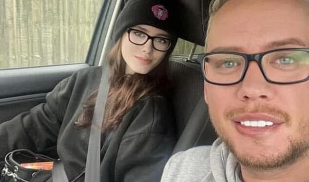 Jack Biscoe, 37, with his daughter Jamie-Lea, 19, who died after suffering a bite wound to her neck when their family dog attacked her at home