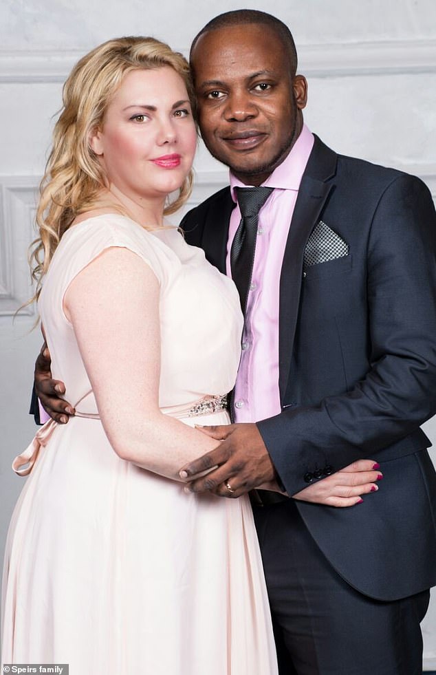 Eric Adusah and Charmain Speirs, who was found dead in a bath in her hotel room in Ghana