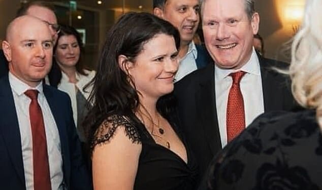 Labour MP Joani Reid with Sir Keir Starmer. Ms Reid resigned the Labour whip in March 2026 after her husband was arrested on suspicion of spying for China