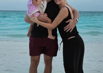 Reality star Molly-Mae Hague and boxer Tommy Fury with their daughter Bambi on holiday