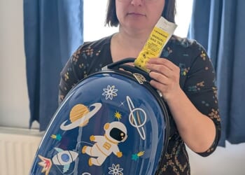 Luana Botas, from Birmingham, paid £55 in Budapest after her daughter's carry-on exceeded Ryanair's strict hang luggage size limits – the mother-of-one said the carrier's information wasn't clear, and it had been permitted on her outward journey