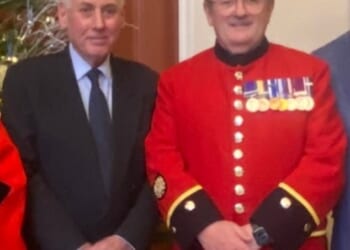 Pictured: Nicholas Halbritter at the 2022 Christmas British Legion Poppy Appeal