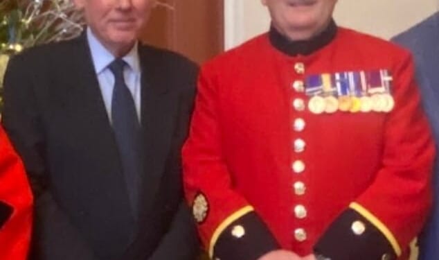 Pictured: Nicholas Halbritter at the 2022 Christmas British Legion Poppy Appeal
