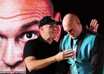 Tyson Fury's return to the boxing ring has split has family, with his father John (left) saying it has destroyed their relationship completely