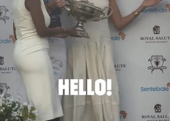 The viral Meghan moment that laid bare rift between Harry and Sentebale chief: Video shows duchess moving charity boss out of way at Polo event - as Duke is sued for libel at High Court