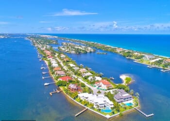 Manalapan, pictured, is a small exclusive town south of Palm Beach and Mar-a-Lago that has a zip code coveted by the world's ultra-wealthy