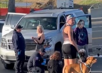 Tori Spelling and her injured children were treated by paramedics after their SUV was rear-ended during a car crash in Temecula, CA last Thursday