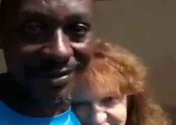 Janet Fordham is pictured with her boyfriend Daniel 'Kofi' Anyapong in Ghana. He was driving the car when she was killed