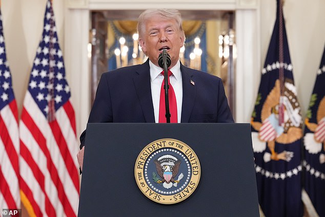 Trump spoke for under 20 minutes and didn't announce any major developments - including whether ground troops would need to be deployed or who would take over leadership of the country