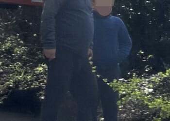 Miles Martin Connors, 45, (pictured) and his family caused chaos when they descended on the picturesque village of Sundridge in Kent over the Easter weekend