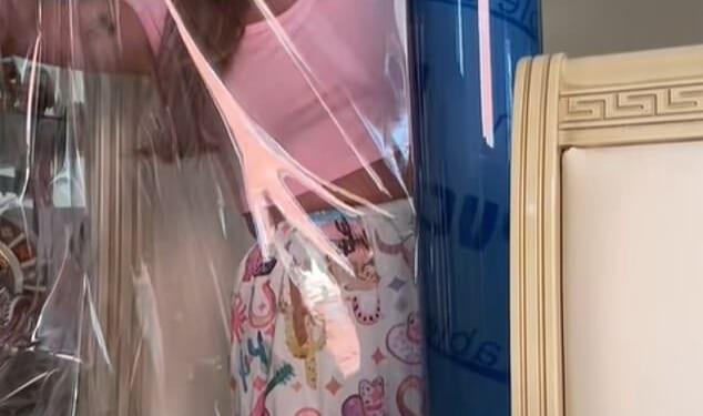 Under the hashtag #travellertok, hundreds of traveller women across the UK and Ireland are sharing videos of their pristine homes as well as their top cleaning tips - including wrapping all their furniture in plastic