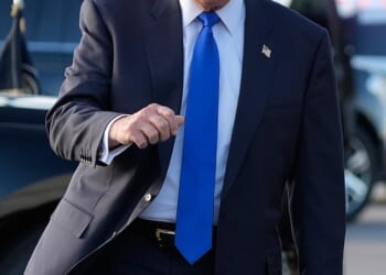 President Donald Trump, pictured Friday, has claimed it is not worth sending US envoys Steve Witkoff and Jared Kushner to Pakistan for peace talks when the US already has 'all the cards' over Iran