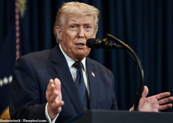 President Donald J. Trump delivers remarks at a press conference, March 9