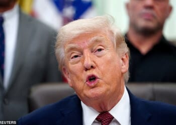 Donald Trump said that China sent 'a gift' to Iran that was intercepted by US forces during a Tuesday morning interview on CNBC