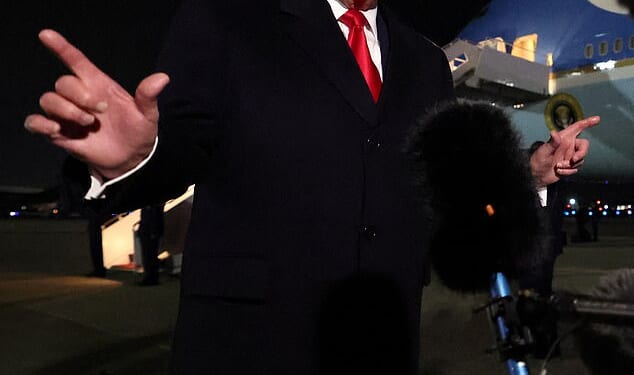 President Donald Trump announced Sunday night that peace talks with Iranian officials ended when they pushed for nuclear weapons