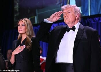 President Donald Trump and First Lady Melania Trump were both rushed off stage from the White House Correspondents' Dinner after gunshots were heard inside the Washington Hilton