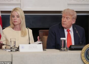 Trump tells Pam Bondi her time as AG is coming to an end as cabinet bloodbath rumor sends shockwaves through Washington