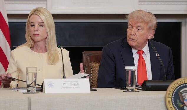 Trump tells Pam Bondi her time as AG is coming to an end as cabinet bloodbath rumor sends shockwaves through Washington