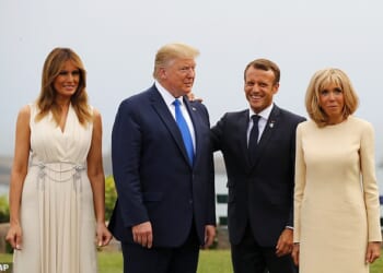 The President then highlights some of the most glaring embarrassments tied to each of the right-wing influencers, including mocking Owens for claiming that France ’s First Lady, Brigitte Macron, is a man