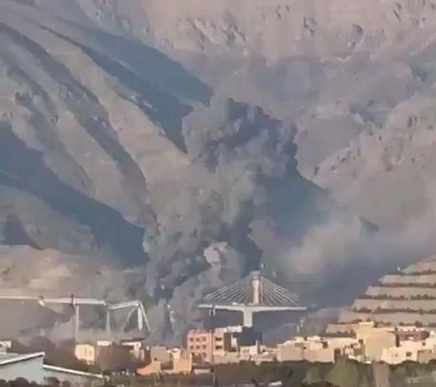 The president's threat comes just days after US-Israeli air strikes destroyed Iran's tallest bridge , killing eight people