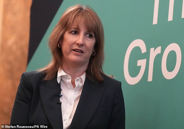 Chancellor Rachel Reeves, pictured speaking at the Institute of Directors in London yesterday