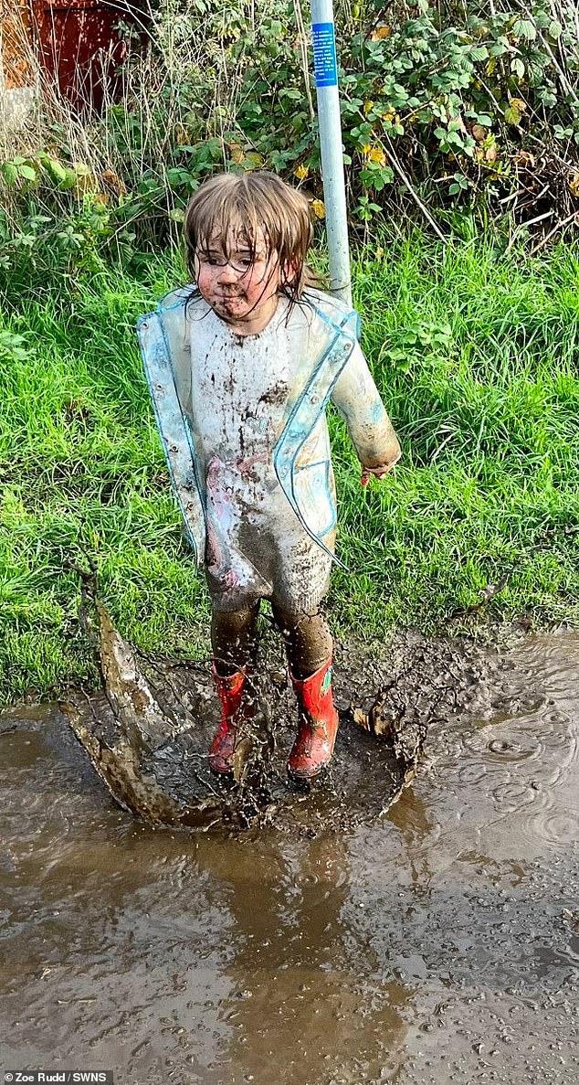 Luna Rudd from Northampton, former winner of the World Puddle Jumping Championships