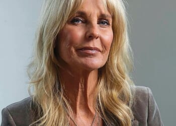 Age 58: Ulrika today, after seeking help to reverse years of sun damage, which included applying SPF every day