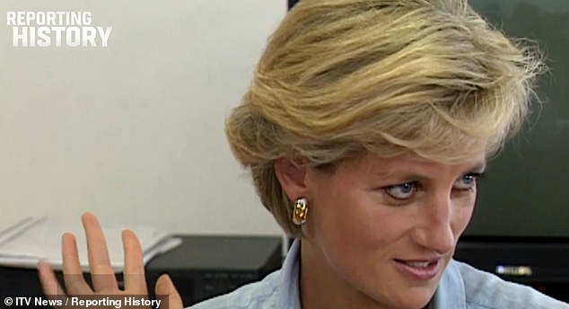 The remarkable sit-down interview showed Diana, then 35, appear to directly address the controversy surrounding her landmark visit. The historic trip sparked vast political controversy and saw the princess dubbed a 'loose cannon' by a leading political figure