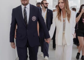 Victoria Beckham has shared a gushing tribute to her husband David as he opened his Inter Miami team's new Freedom Park Stadium on Saturday