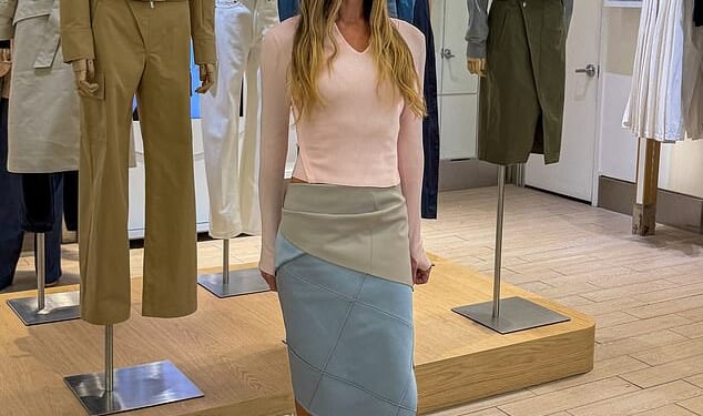 Victoria Beckham celebrated the launch of her collaboration with Gap at the brand's New York City store on Friday