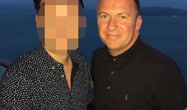 Keith Newman (pictured right), who works as cabin crew for Virgin Atlantic , is said to have pushed the 18-year-old when she went around him, causing her to spill her water all over her friend