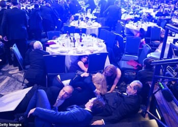 Terror rippled through the Washington Correspondents' Dinner on Saturday night after a gunman opened fire