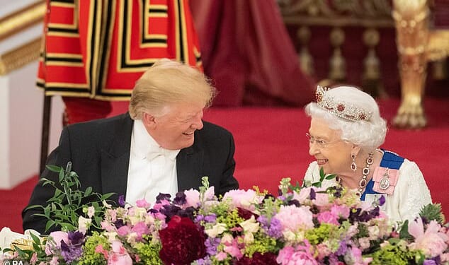 Donald Trump was left impressed by Queen Elizabeth's diplomacy during his time with her