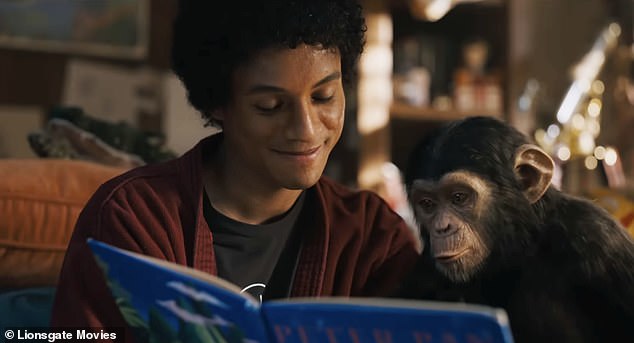 The chimp was portrayed in the biopic Michael which was released in theaters last week. However, the director Antoine Fuqua opted to CGI Bubbles rather than using a real chimpanzee for scenes