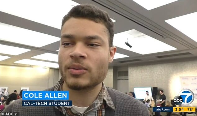 Cole Allen, the 31-year-old suspected gunman accused of opening fire inside the White House Correspondents' Dinner on Saturday night, in a resurfaced clip from 2017