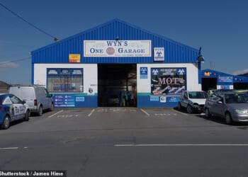 Auto Express says small independent garages face tremendous difficulties as a cocktail of factors are going against them - and they're destined to be doomed as a result (stock image)
