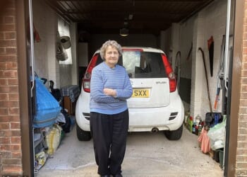 Edna Nightingale, 86, discovered she was being taken to court because her registration number had been entered incorrectly when she renewed her insurance over the phone