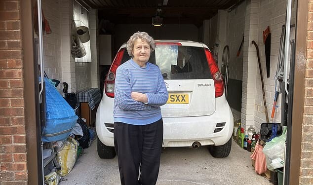 Edna Nightingale, 86, discovered she was being taken to court because her registration number had been entered incorrectly when she renewed her insurance over the phone